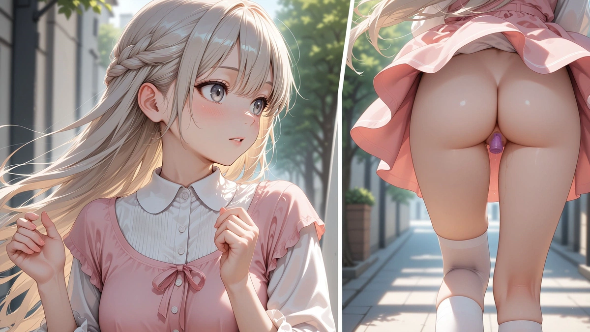 風に舞うミニスカートのハプニング - パンチラ エロ画像 - 129182446_p9